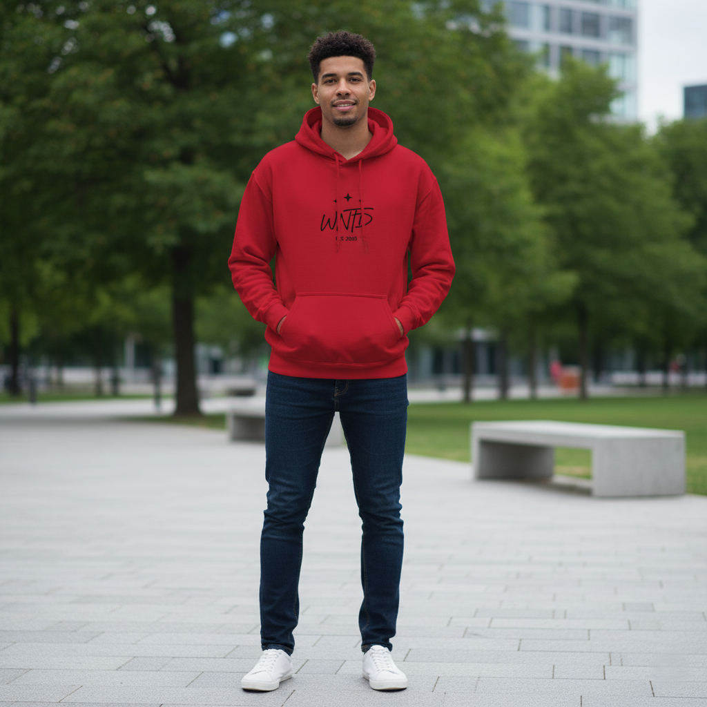 WNTD Pullover Hoodie | Red